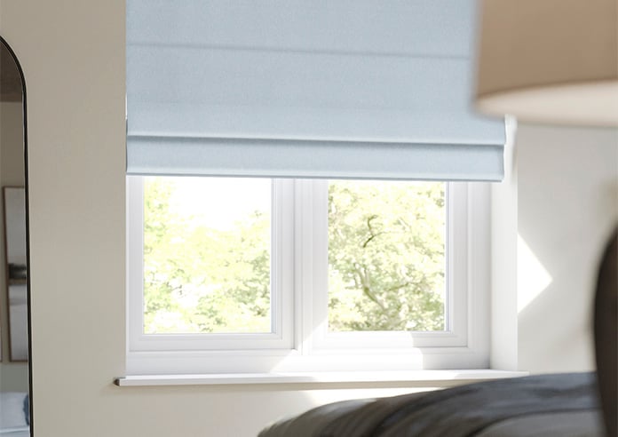 Wexley, Arctic Blue - Twist&Fit Roman Blind - Image 5